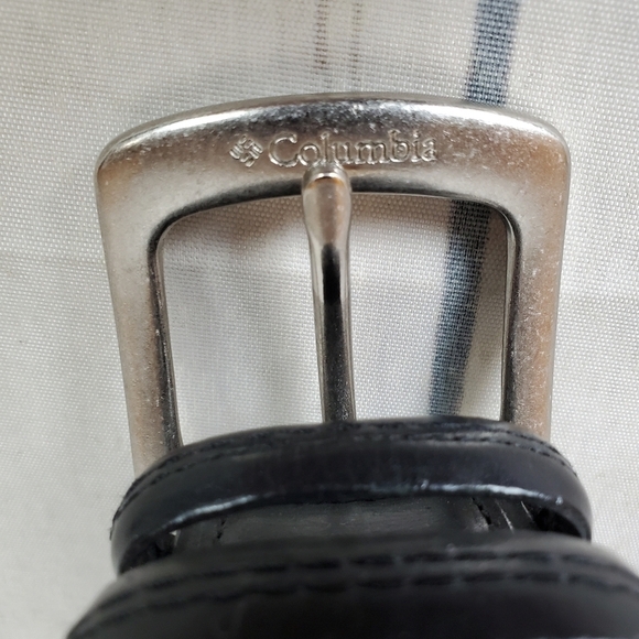 Columbia Black Leather Belt - Picture 3 of 11